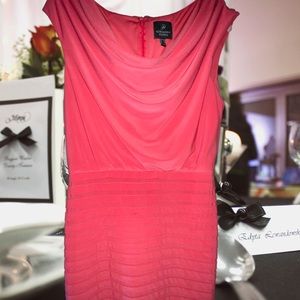 1. Adrianna Papell Coral Dress